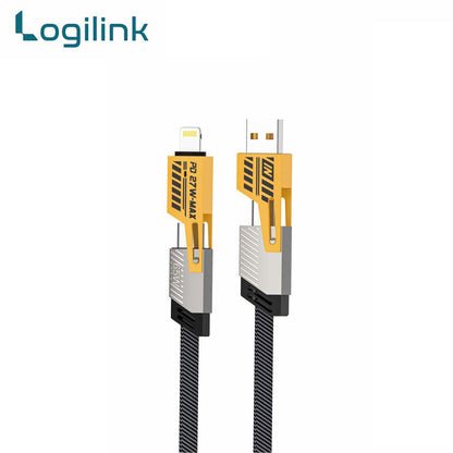 4-in-1 Multi USB PD Fast Charging Cable (Type-C To C, C To Lightning, USB To C, USB To Lightning)
