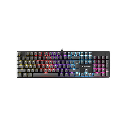 Xtrike Me GK-803 104-Key Mechanical Gaming Keyboard With Rainbow Backlight (Black)