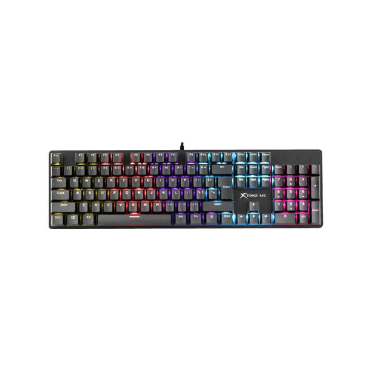 Xtrike Me GK-803 104-Key Mechanical Gaming Keyboard With Rainbow Backlight (Black)