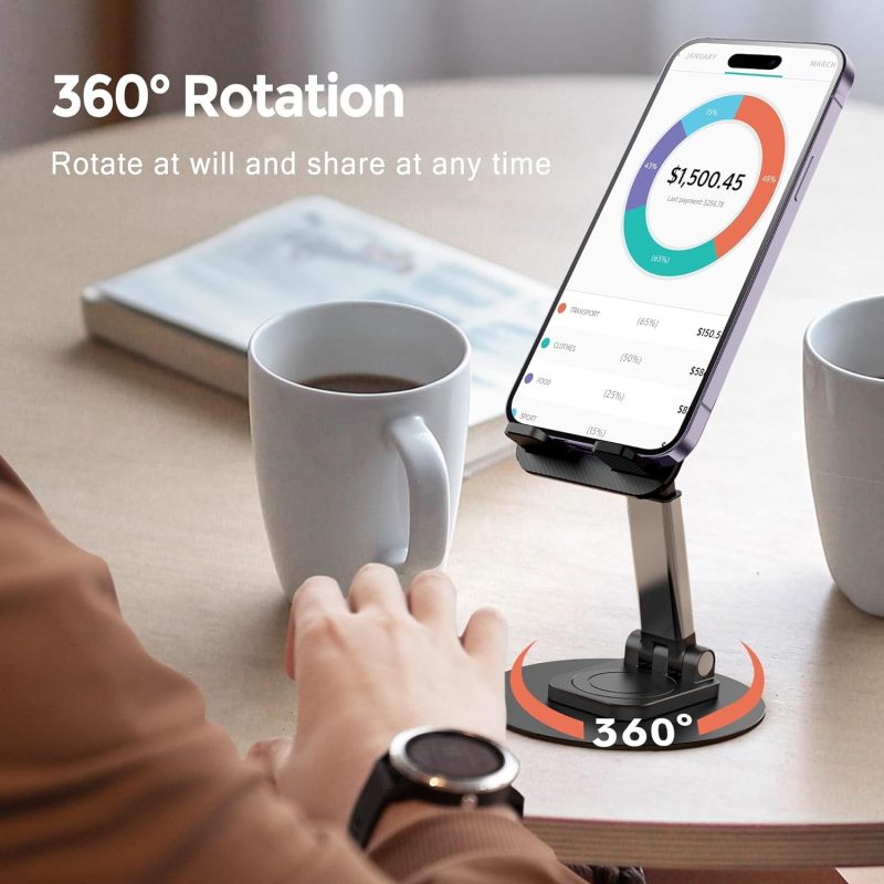 Jmary MK-59 Desktop Mobile Holder with 360° Rotation