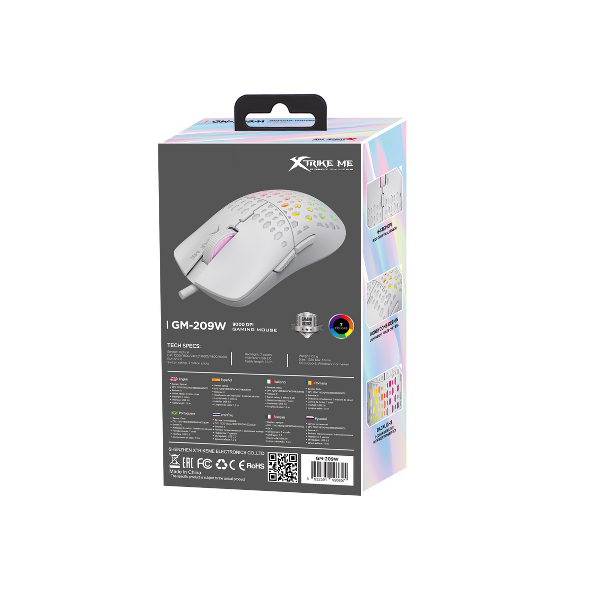 Xtrike Me GM209W RGB Gaming Mouse