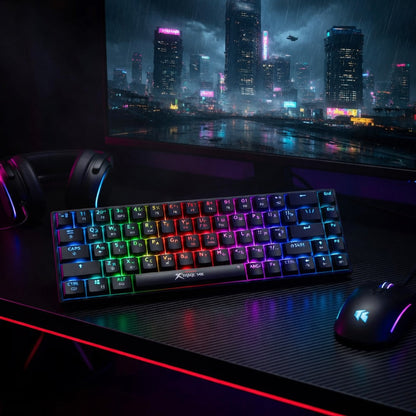 Xtrike Me GK-995W 68-Key Wireless Tri-Mode Mechanical Gaming Keyboard (2.4G / BT 5.2 / Wired)