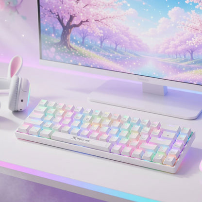 Xtrike Me GK-995W 68-Key Wireless Tri-Mode Mechanical Gaming Keyboard (2.4G / BT 5.2 / Wired)