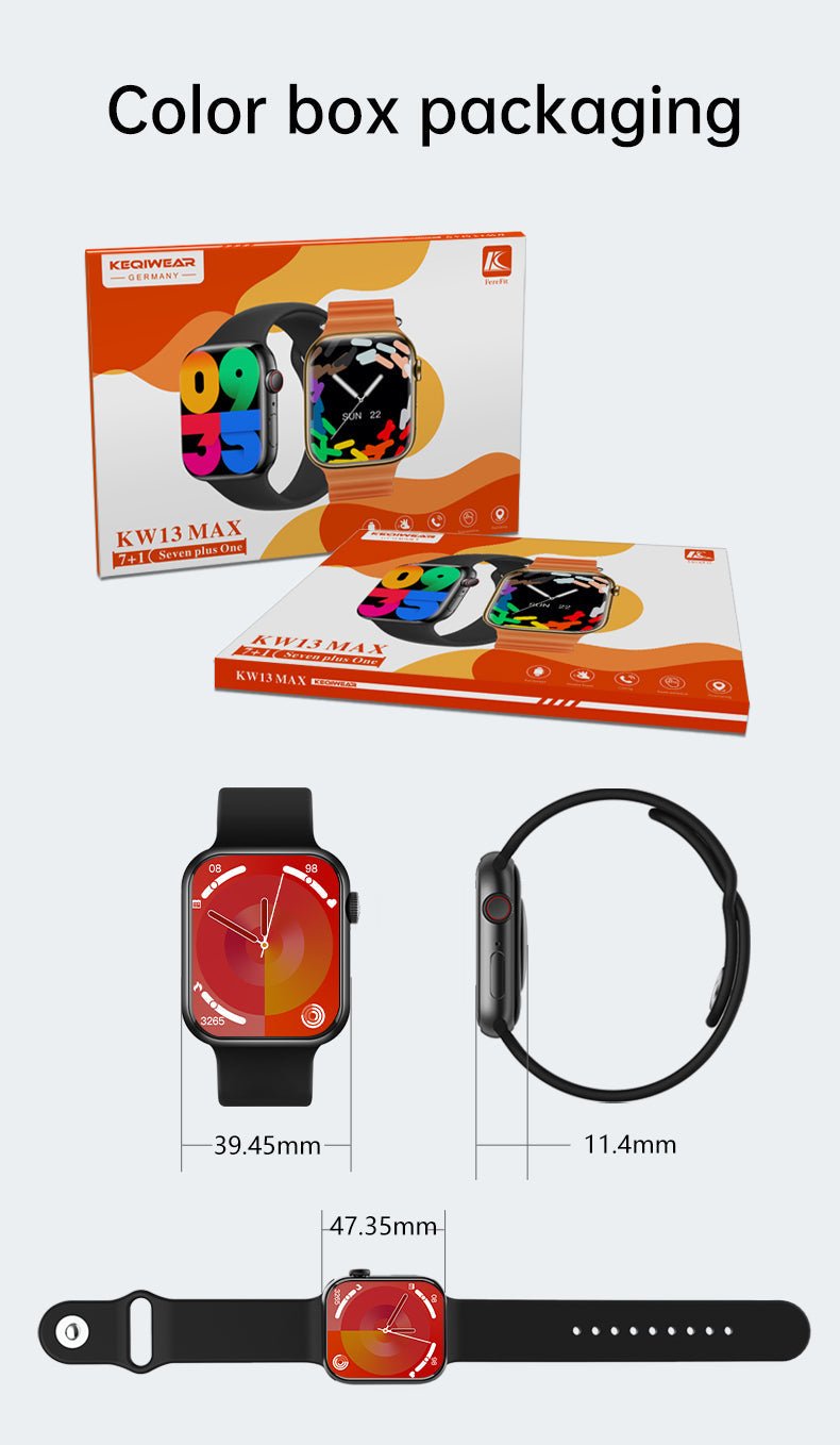 JSS-700 Pro Max Dual Smart Watch With 7 Straps, Silicone Case And Bluetooth Calling (Black Gold)