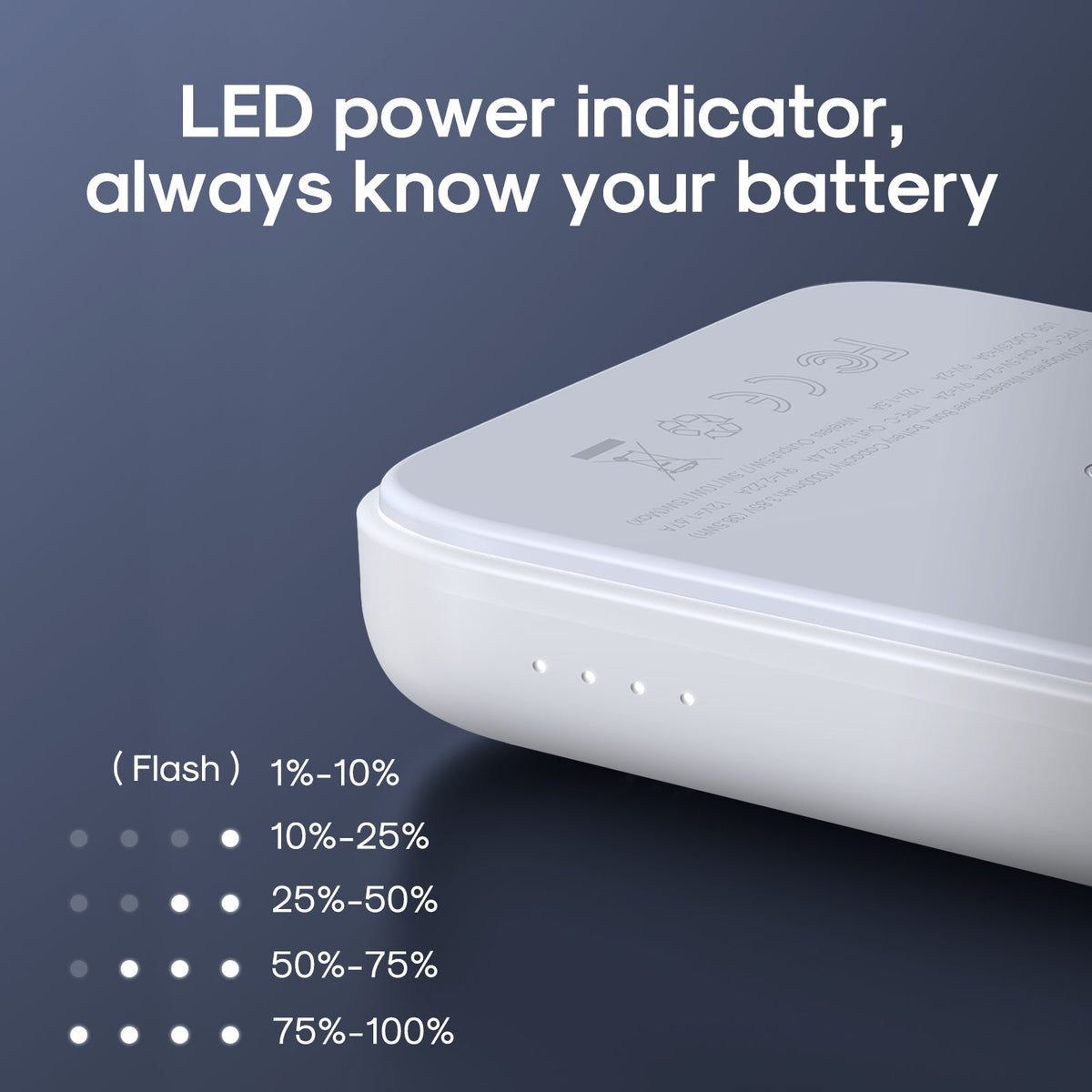 Joyroom JR-W020 20W Wireless Magnetic Power Bank 10000mAh