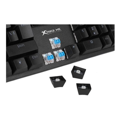 Xtrike Me GK-916 61-Key Mechanical Gaming Keyboard With Rainbow Switch Lights