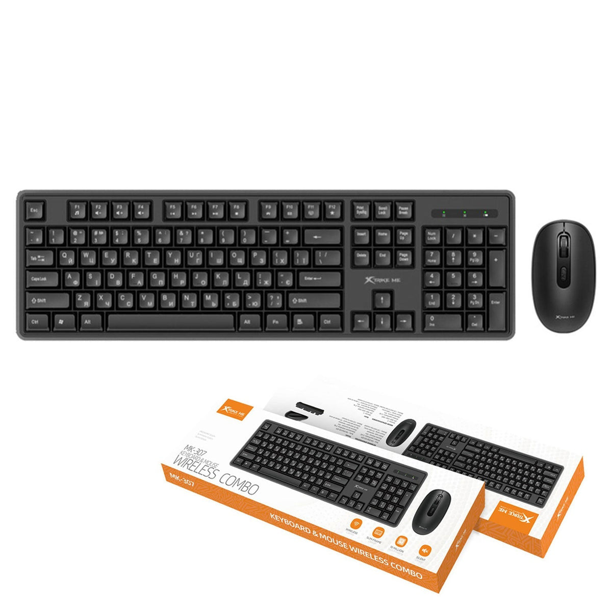 Xtrike Me MK-307 Wireless Keyboard And Mouse Combo
