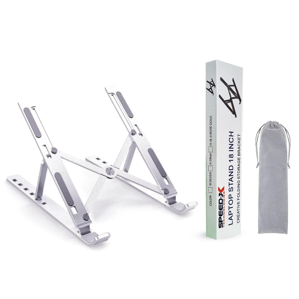 Speed-X 18 Inch Laptop Stand – Creative Folding Storage Bracket