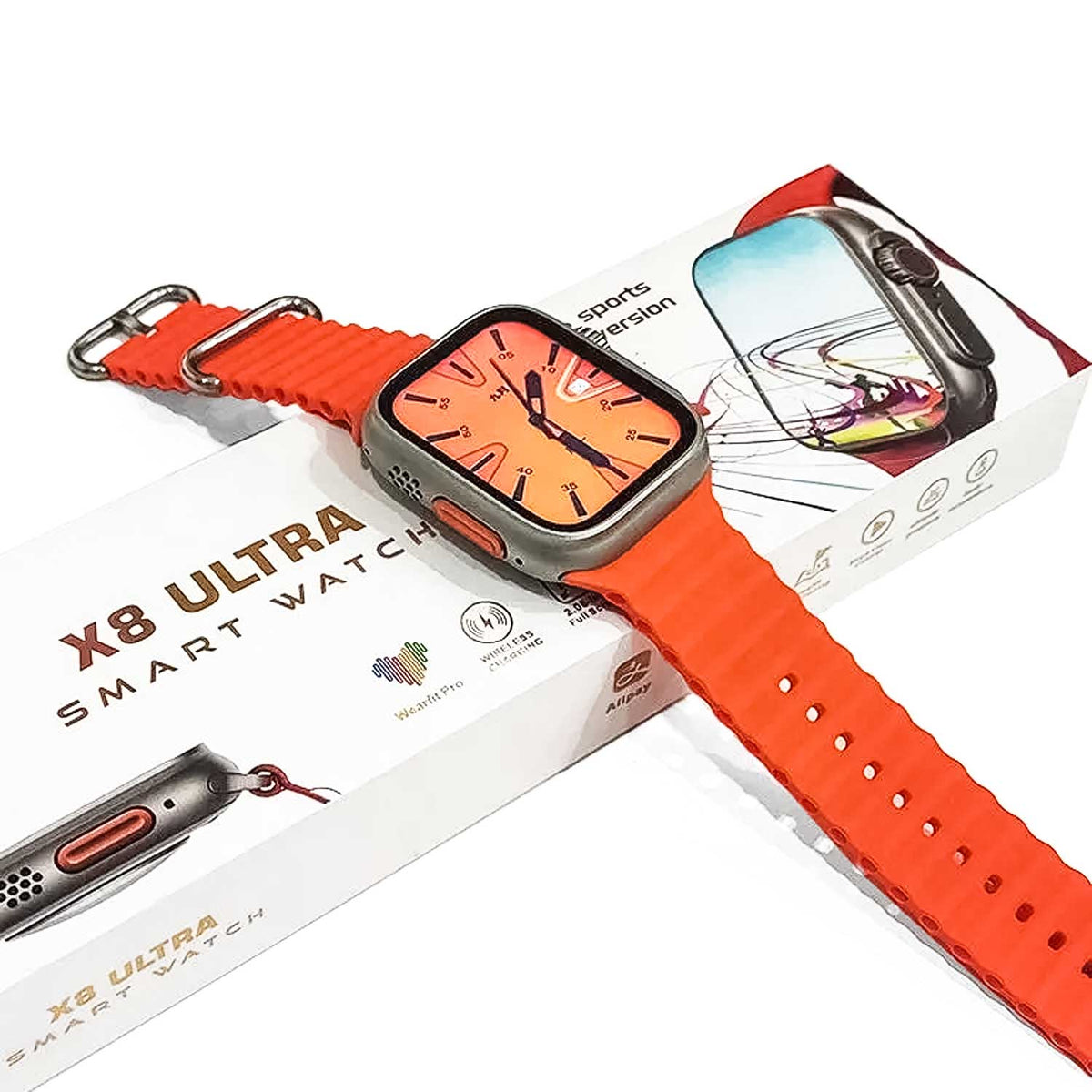 X8 Ultra Smartwatch 49mm With Bluetooth Calling And WearFit Pro App