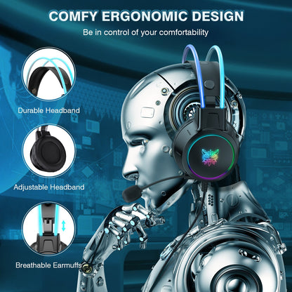 Onikuma X15 Pro RGB Wired Gaming Headset With Mic (3.5mm)