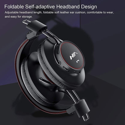 NIA S3000 Over-Ear Wireless Bluetooth Headphones With FM Radio And TF Card