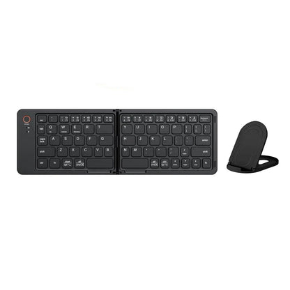 B023 11-Inch Foldable Rechargeable Bluetooth Keyboard (Black)
