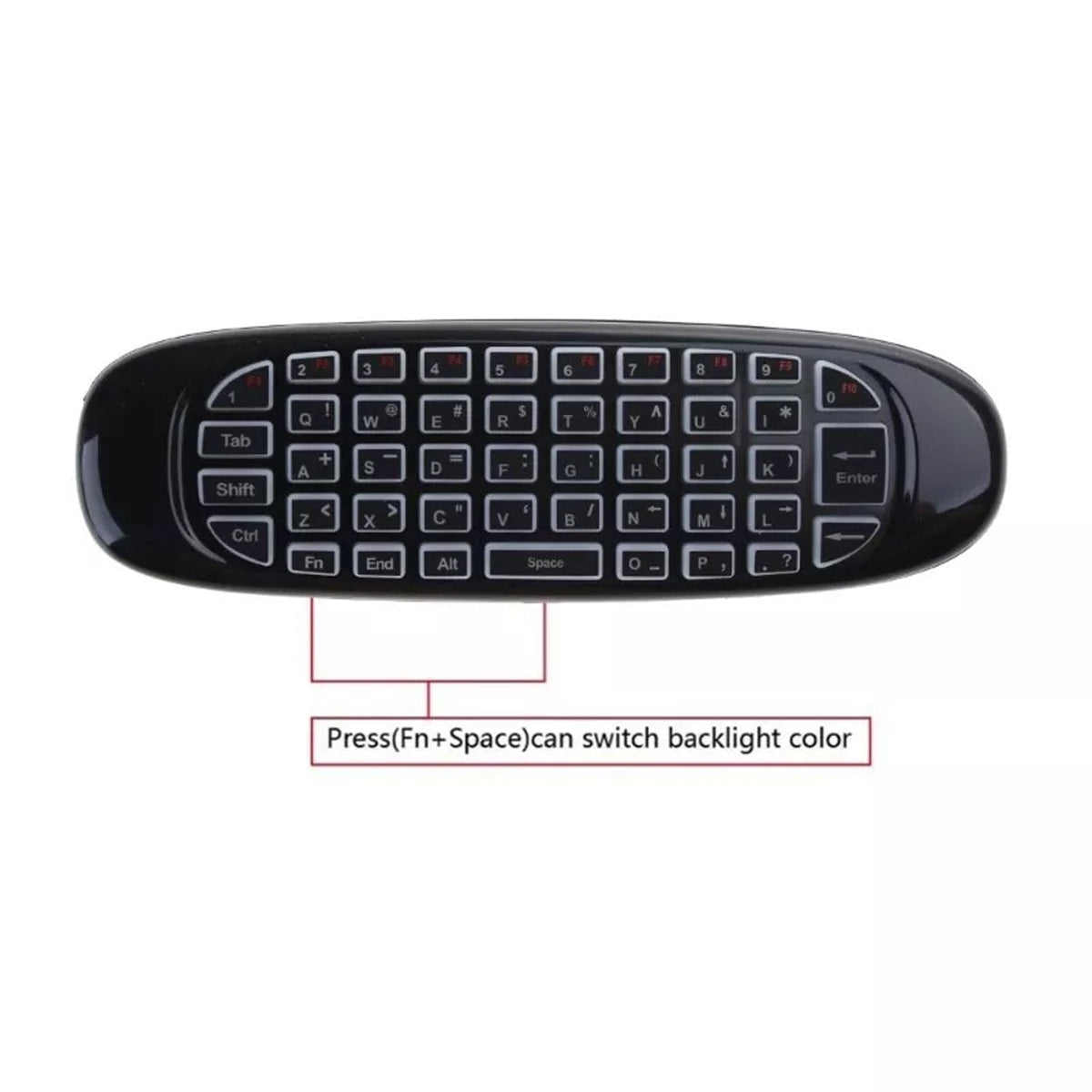 Speedx C120 RGB 7-Colour Backlit Voice Air Mouse
