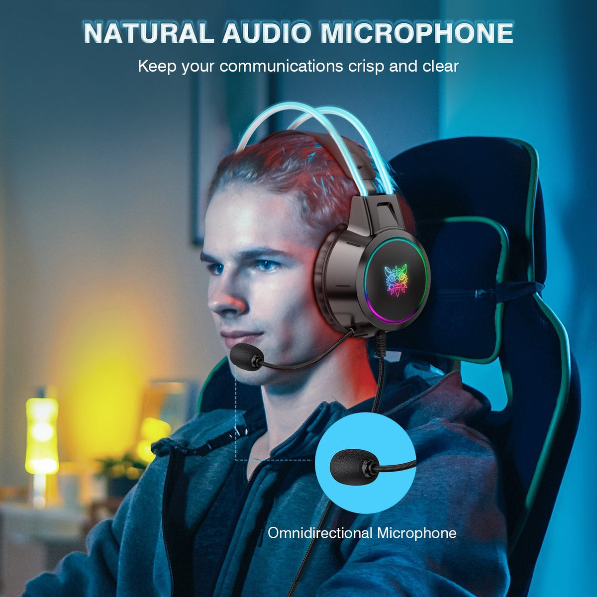 Onikuma X15 Pro RGB Wired Gaming Headset With Mic (3.5mm)