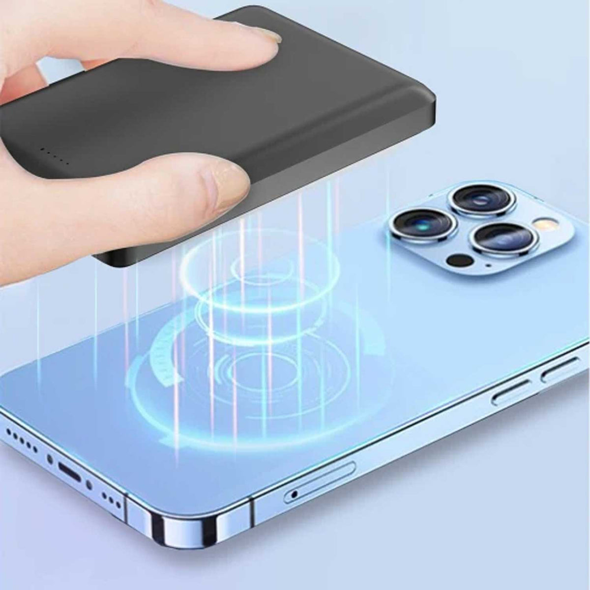 Aspor A382 Wireless Magnetic Portable Mini Power Bank 10000mAh 37Wh