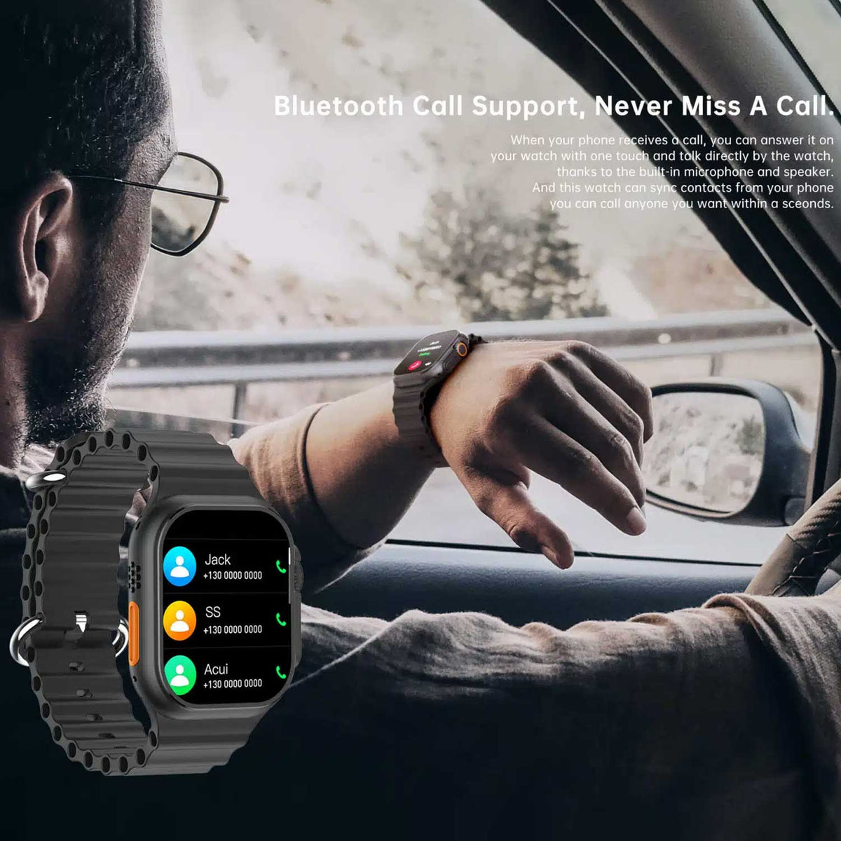 X8 Ultra Max Smart Watch Series 8 2.2" With Compass, NFC And Always-On Display
