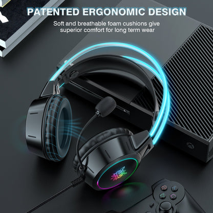 Onikuma X15 Pro RGB Wired Gaming Headset With Mic (3.5mm)