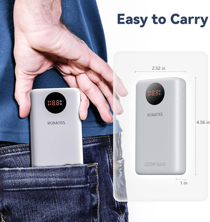 Romoss SW10PF 10000mAh 22.5W Fast Charging Power Bank With Digital LED Display