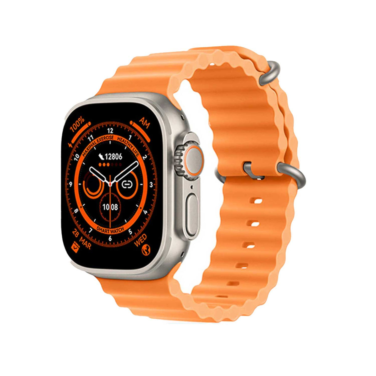 X8 Plus Ultra Smart Watch Series 8 2.08" NFC Always-On Display Wireless Charging 49mm