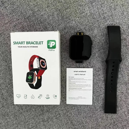 D20 Ultra Fitness Bracelet With Blood Pressure And Heart Rate Monitor (Black)