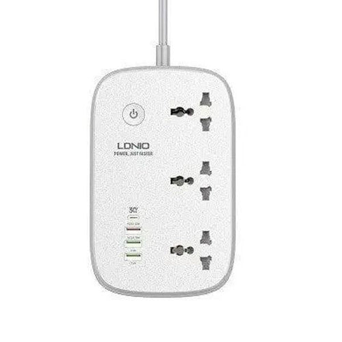 LDNIO SCW3451 2500W WiFi Smart Power Extension – 3 Sockets, 1 USB-C + 3 USB-A