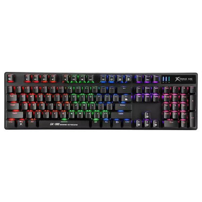 Xtrike Me GK-980 Wired Mechanical 104-Key Keyboard With Rainbow Backlighting