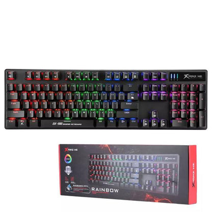 Xtrike Me GK-980 Wired Mechanical 104-Key Keyboard With Rainbow Backlighting