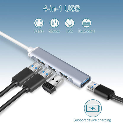 Speedx SP-U42 4 Port USB 3.0 Hub – Aluminum Alloy Ultra Slim