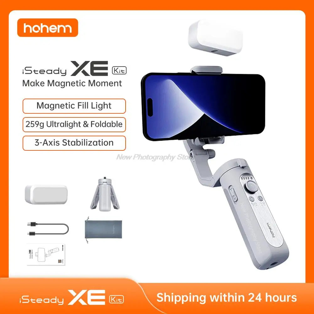 Hohem iSteady XE 3-Axis Handheld Gimbal Stabilizer For Smartphones (Black)