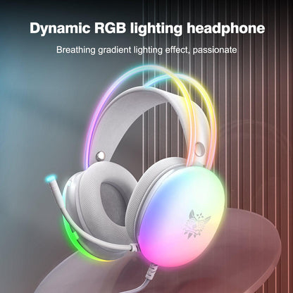 ONIKUMA X25 Pro RGB Gaming Headset with Mic – 3.5mm, Stereo Surround