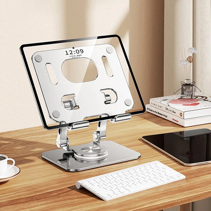 J18 Tablet Stand 360-Degree Rotating Foldable Aluminum Holder 15cm