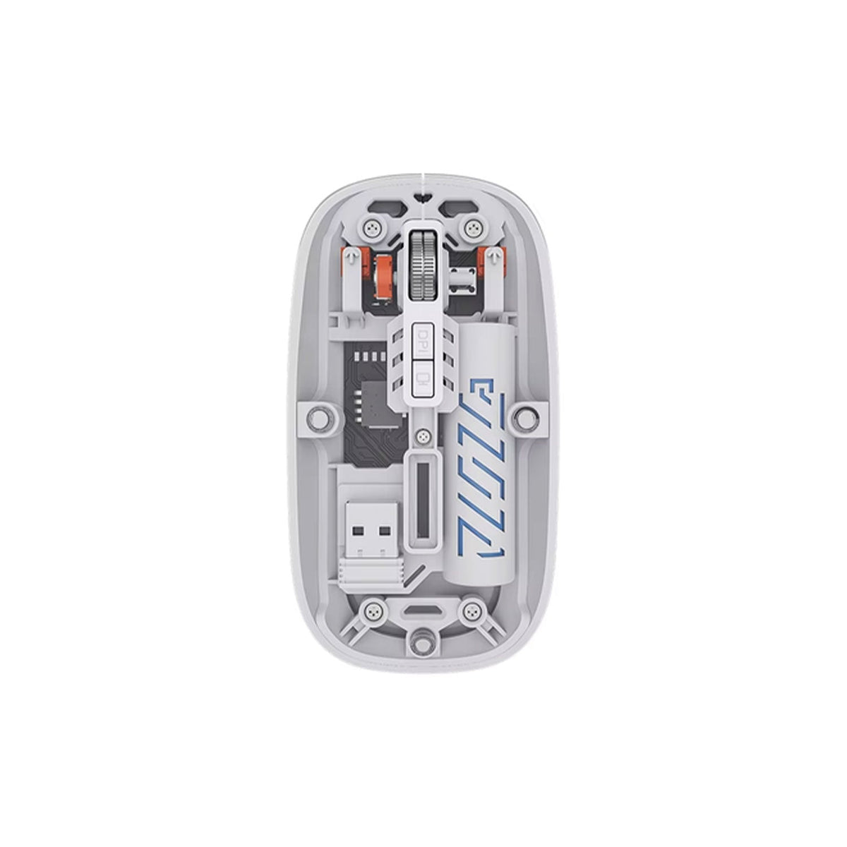 New Transparent M-10A Wireless + Bluetooth Dual-Mode Rechargeable Mouse