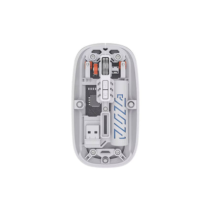 New Transparent M-10A Wireless + Bluetooth Dual-Mode Rechargeable Mouse