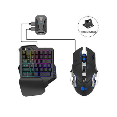 Gaming Wireless Bluetooth 5-in-1 Combo Keyboard And Mouse For Mobile Gaming