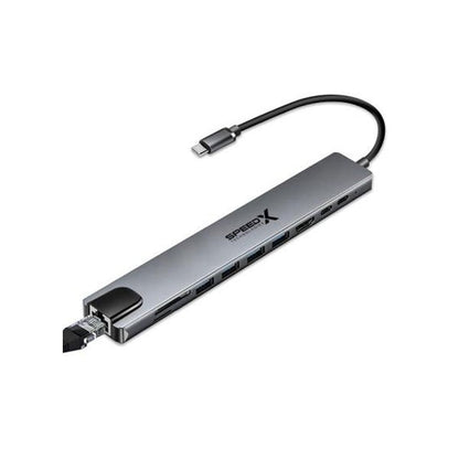 Speed-X SP-TC1001 10-in-1 Multi-Port Type-C 4K HDMI Converter